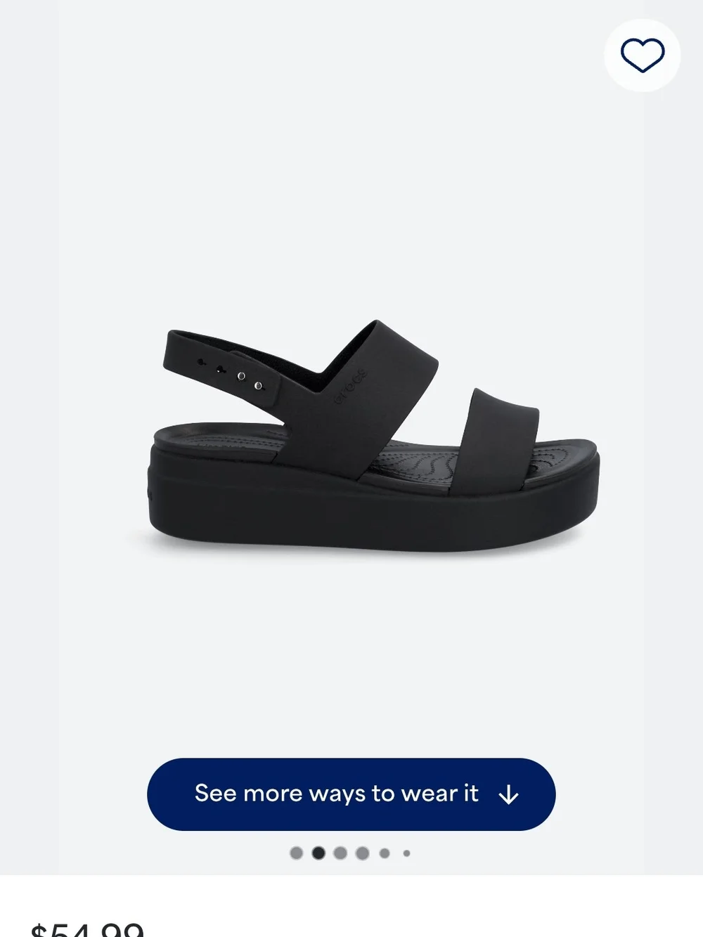 Crocs Platform Sandals - Picture 2 of 5